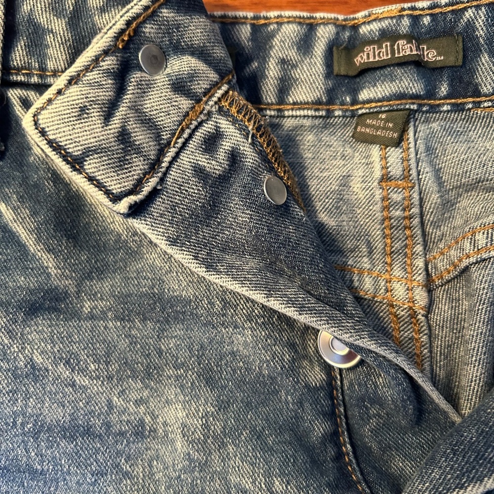 Denim High Waisted Shorts